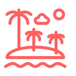 Close to the beach (100 meters)